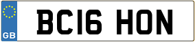 Truck License Plate